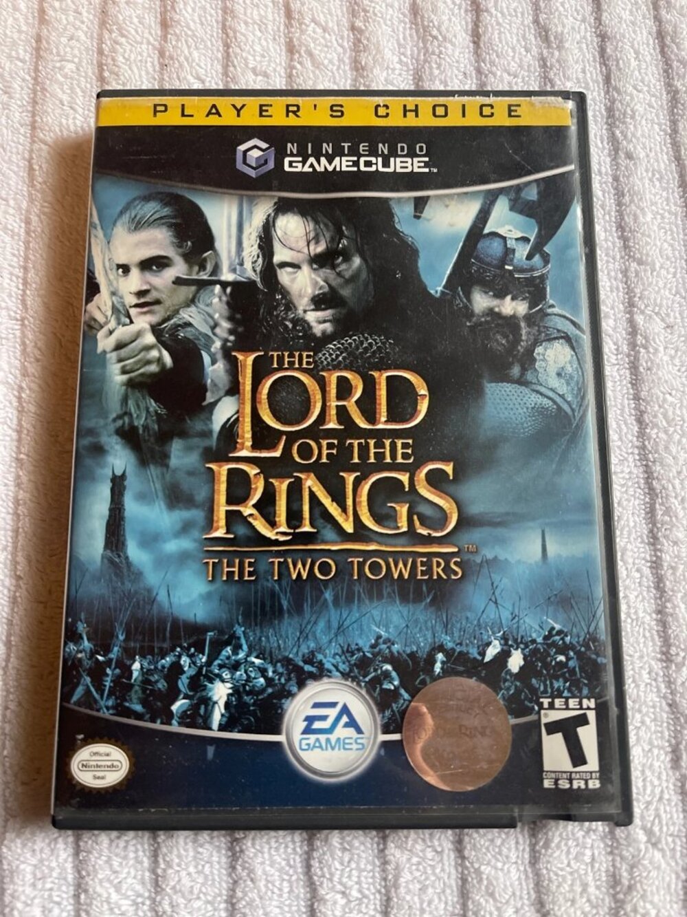 Lord of the Rings: The Two Towers (Nintendo GameCube) with Manual